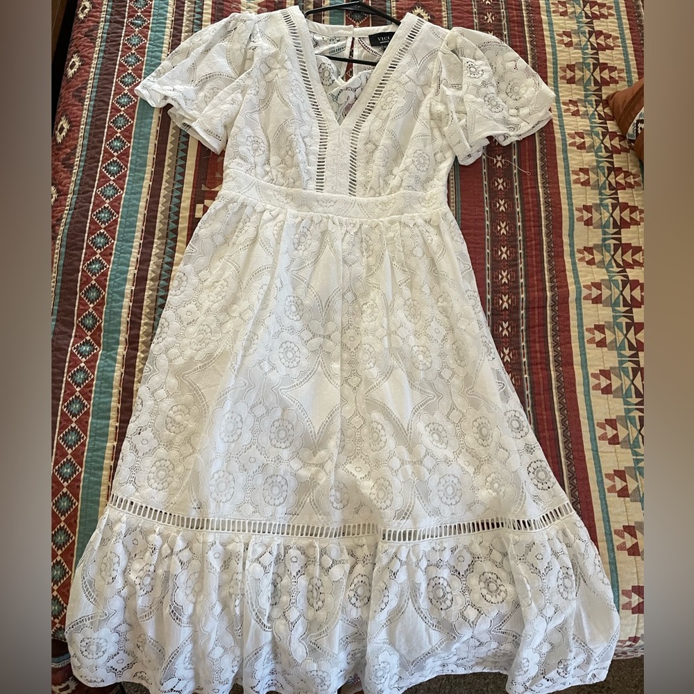 Never Worn Vici White Dress